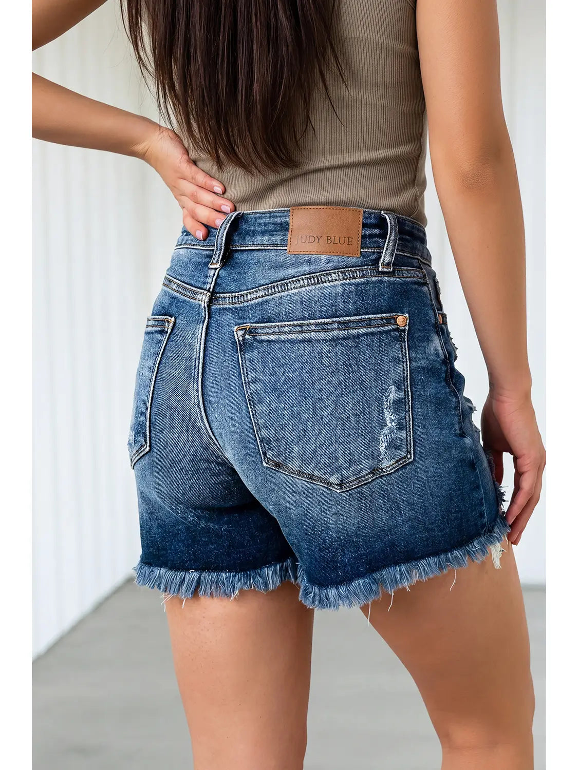 THE BACKROAD BABE DENIM SHORTS