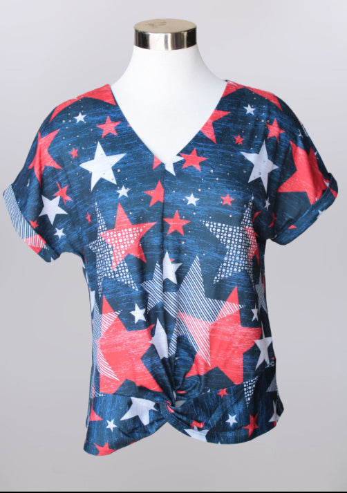 Star spangled twist top