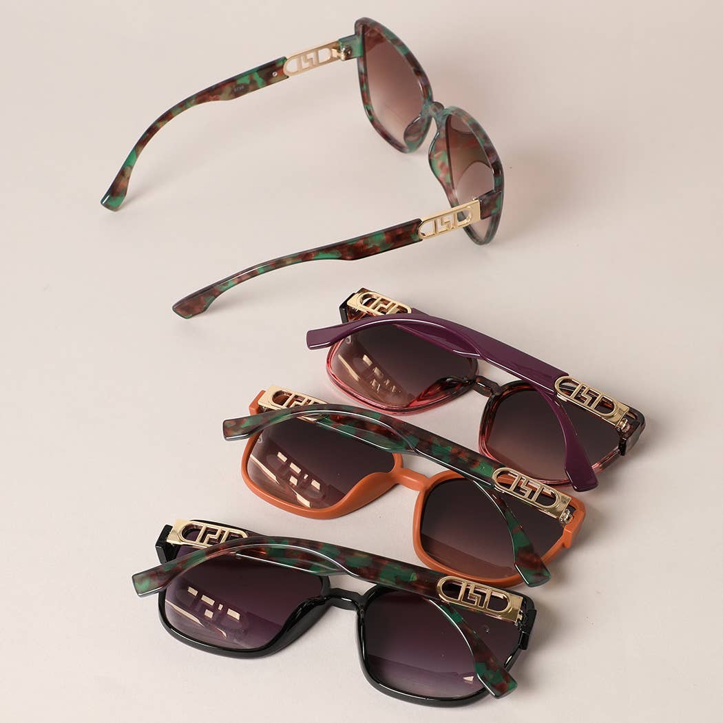 Thin Multicolored Frame Sunglasses