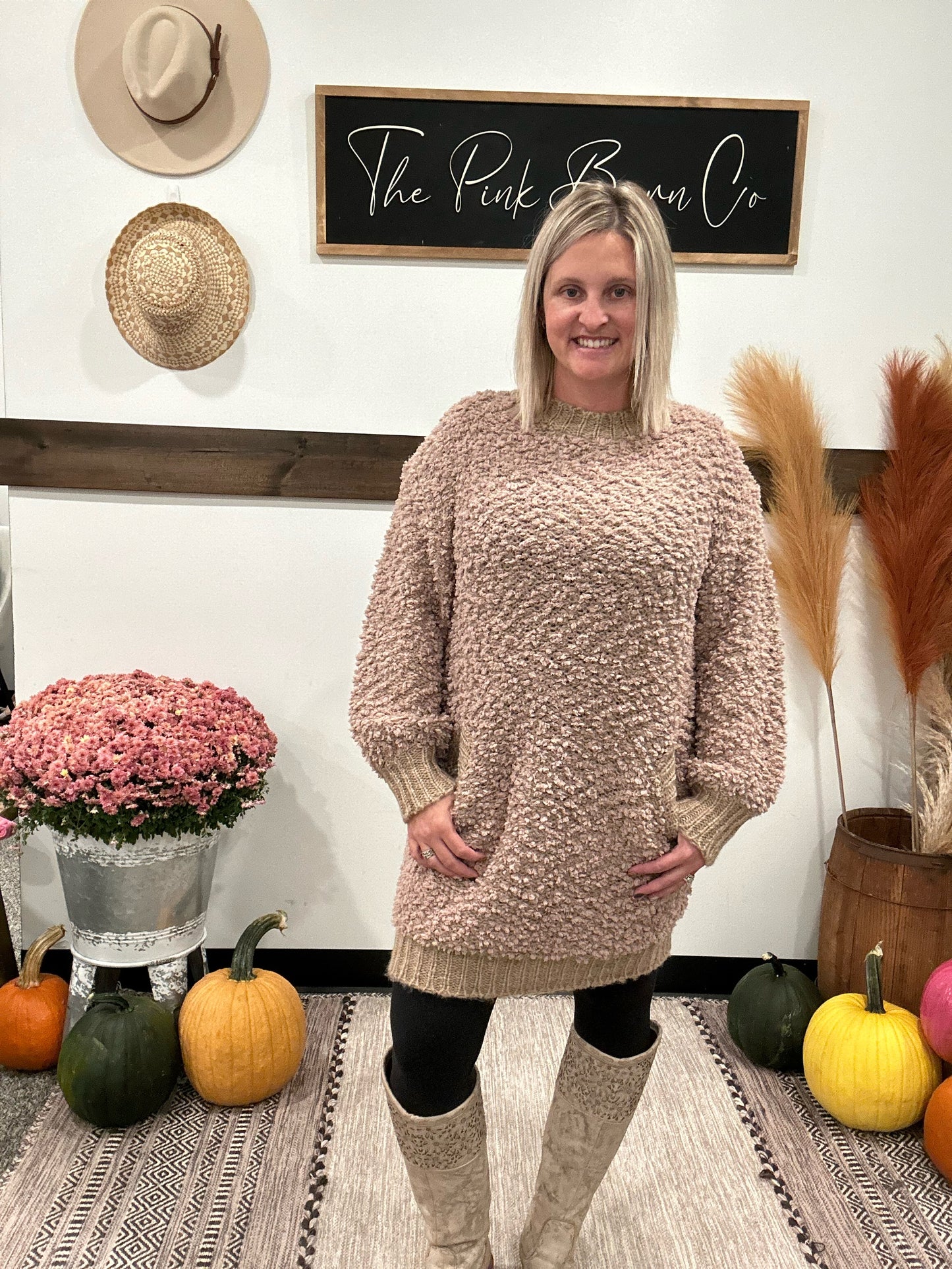 Fluffy Sweater Tunic