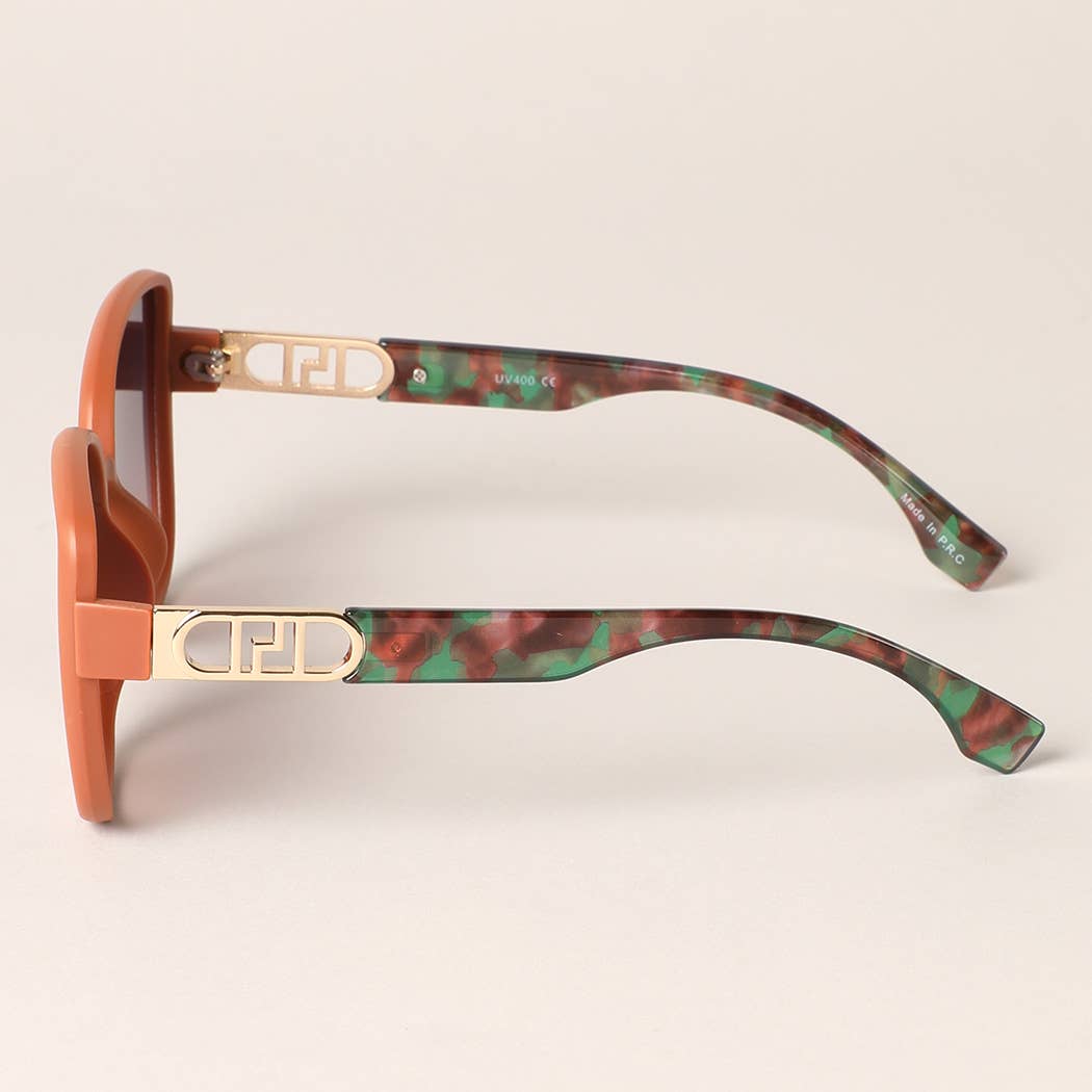 Thin Multicolored Frame Sunglasses