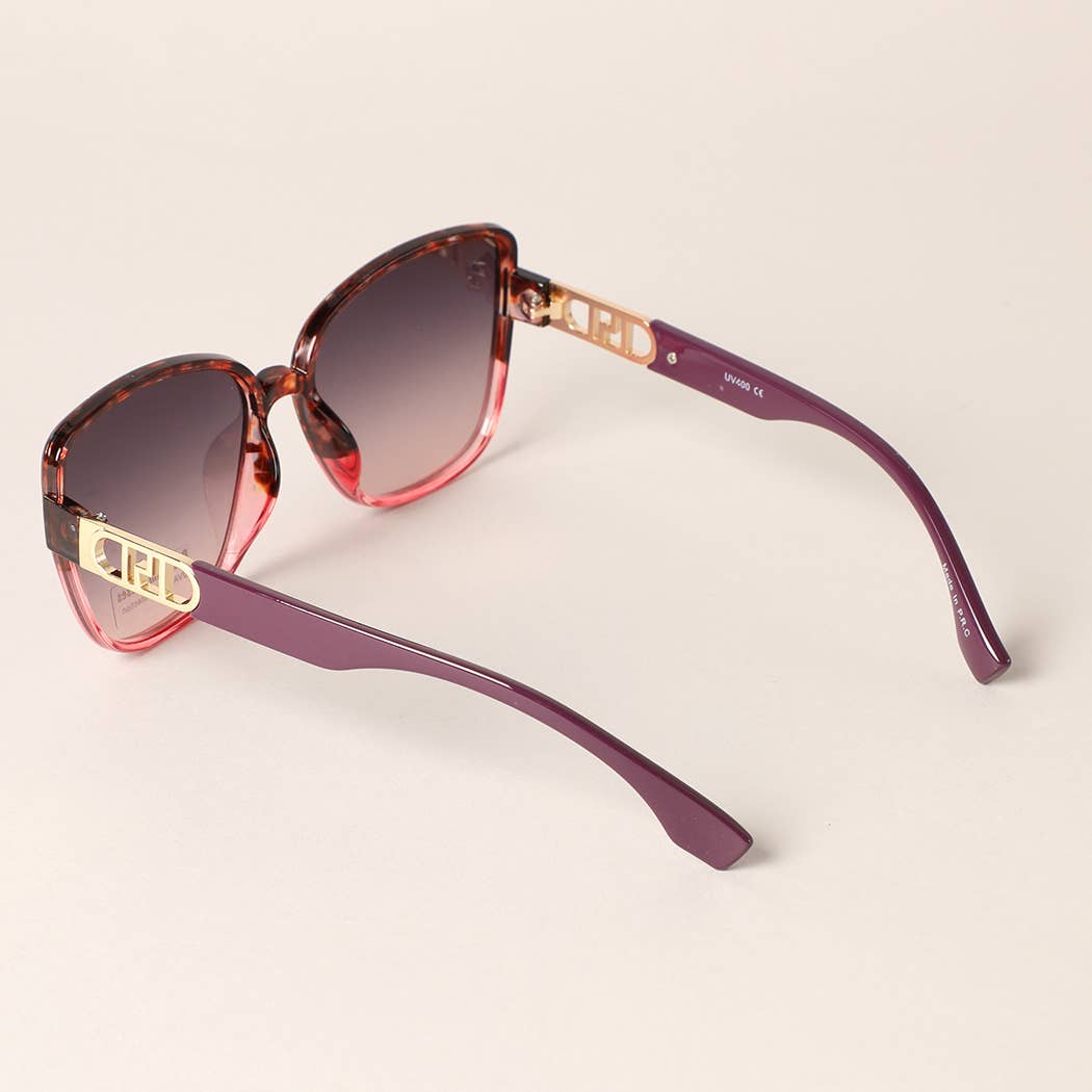 Thin Multicolored Frame Sunglasses