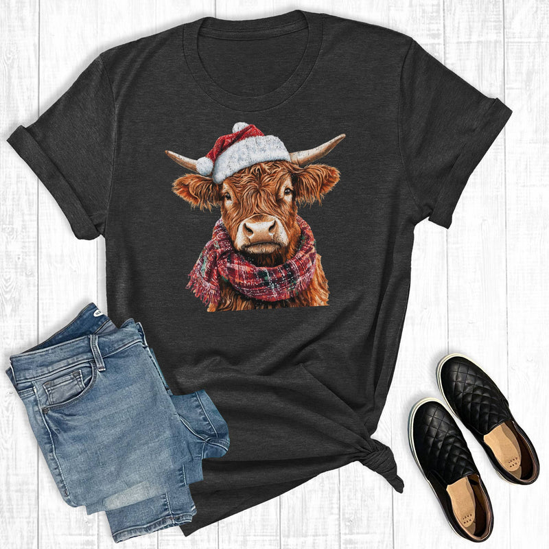 CHRISTMAS COW TEE