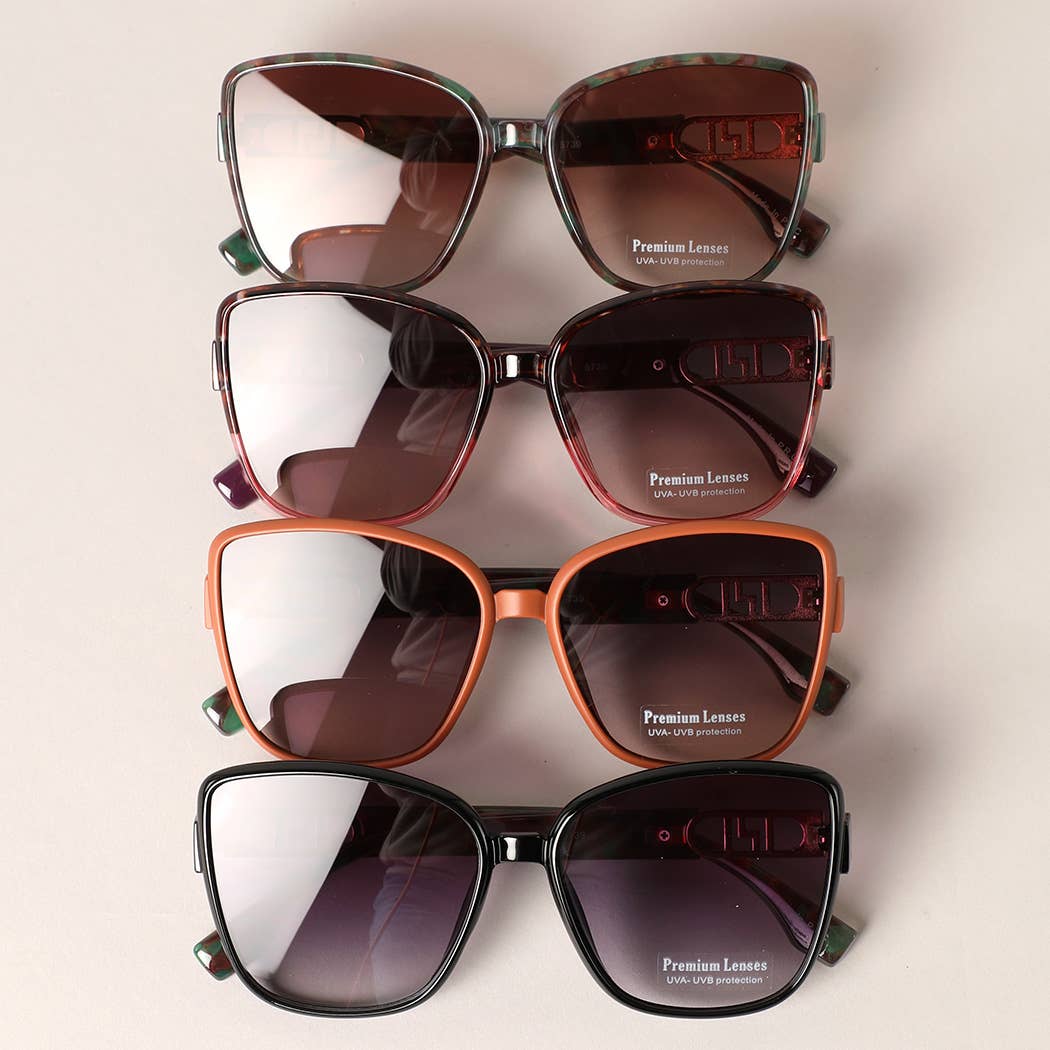 Thin Multicolored Frame Sunglasses