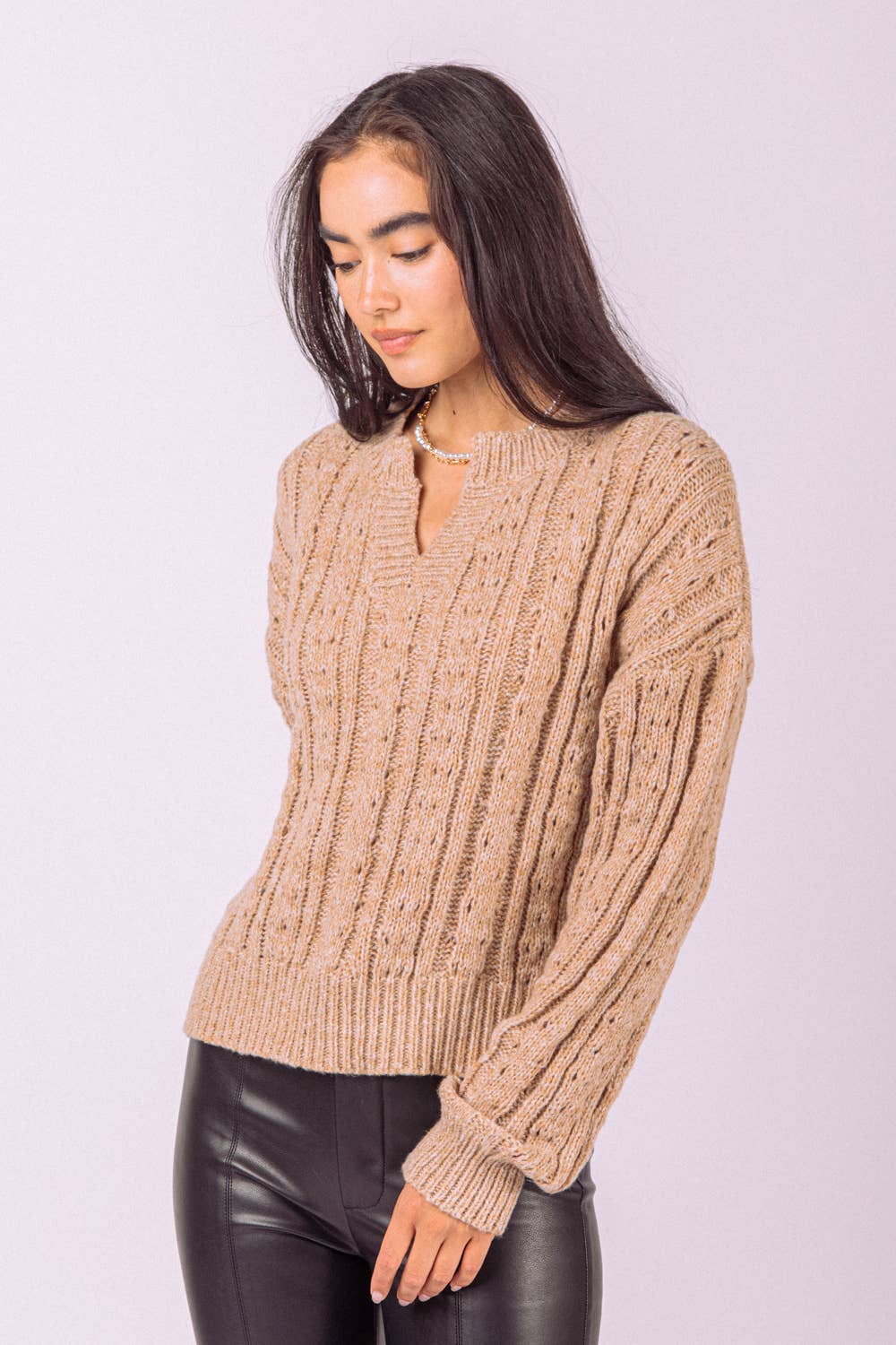 COZY V SWEATER