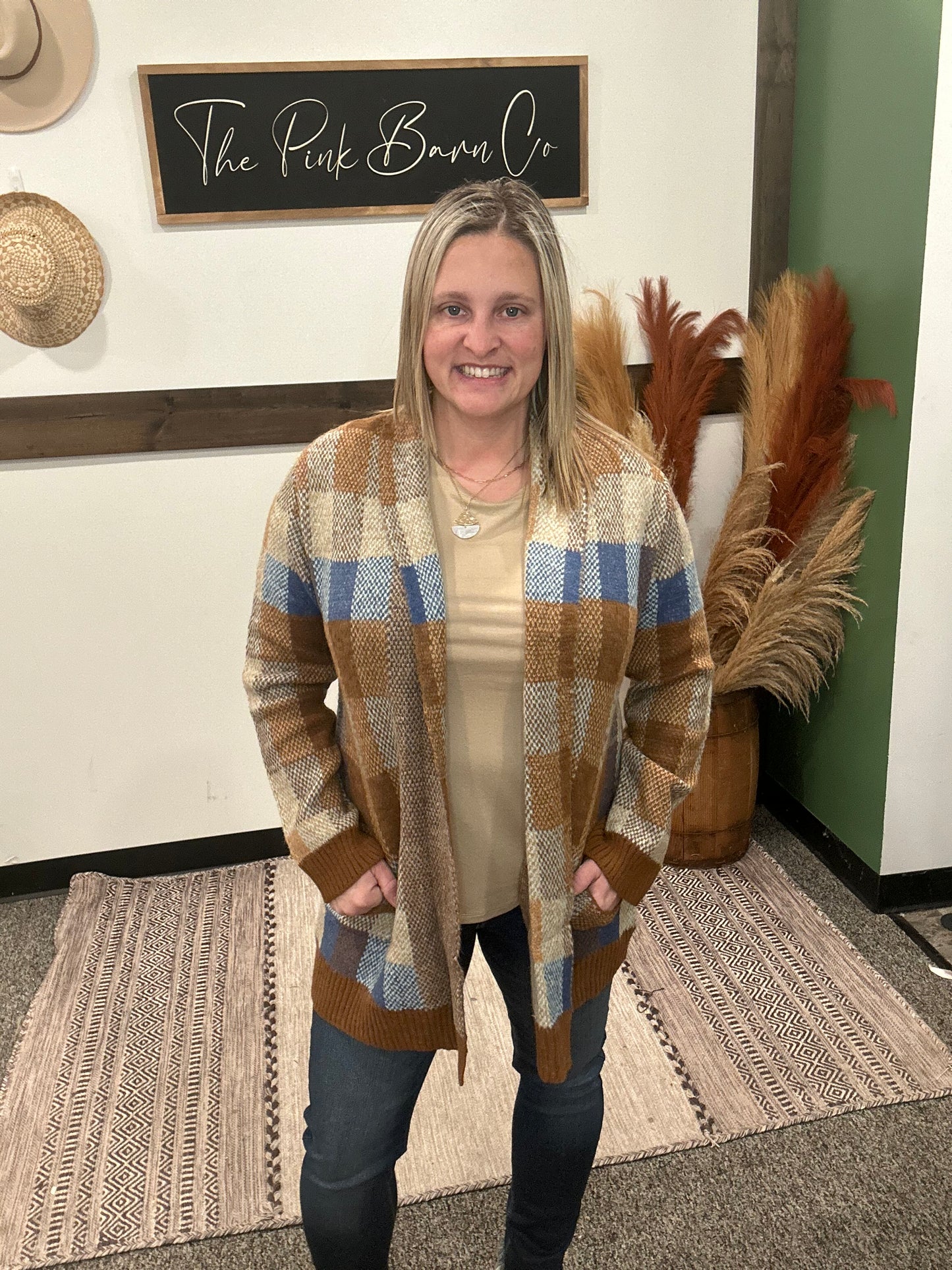 KEREN HART MULTI COLORED CARDIGAN