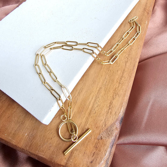 LUXE GOLD PAPER CLIP CHAIN