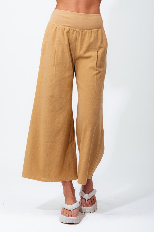 LINEN FLOW PANTS