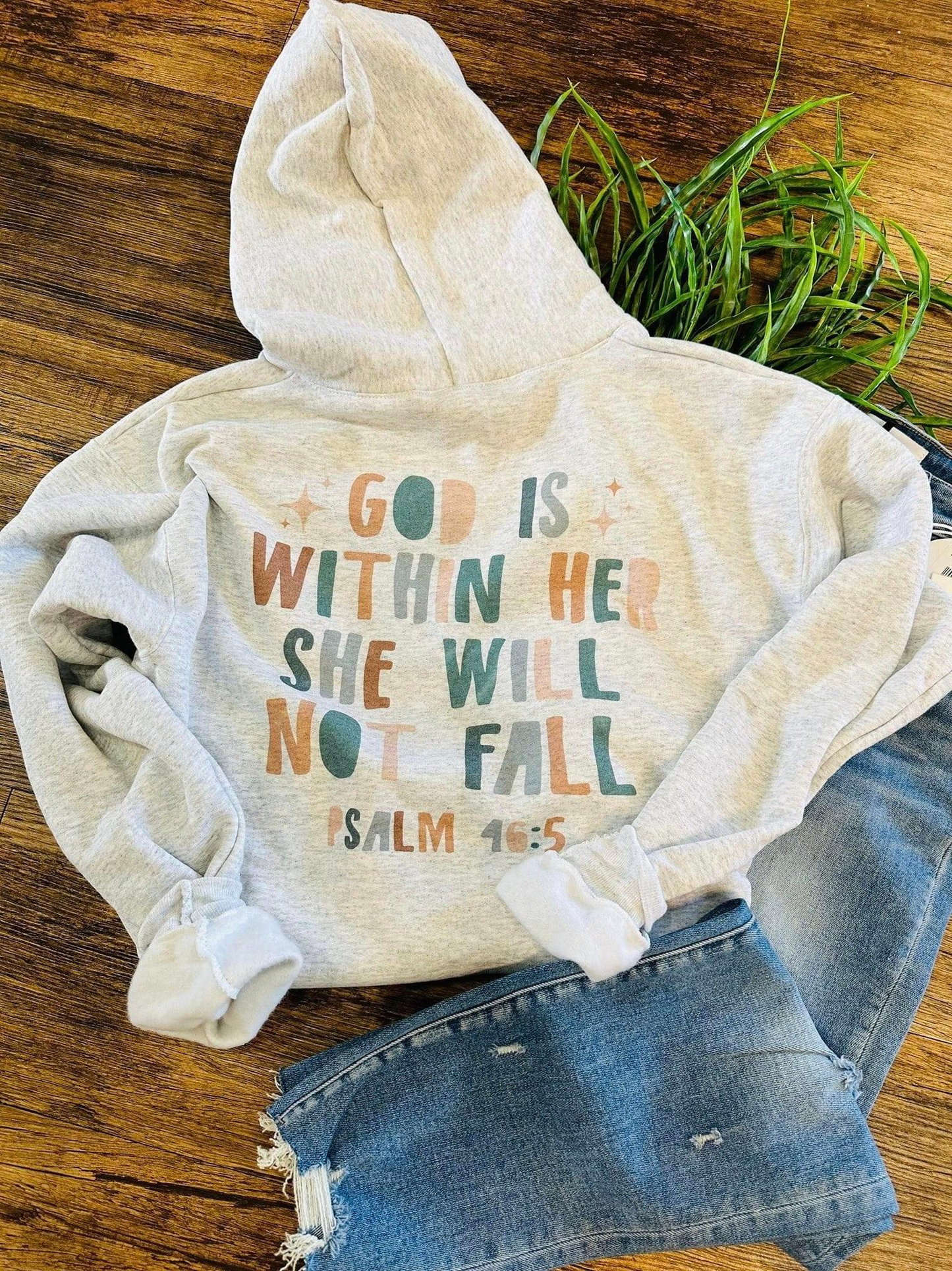 GOD IS WITHIN HER HOODIE