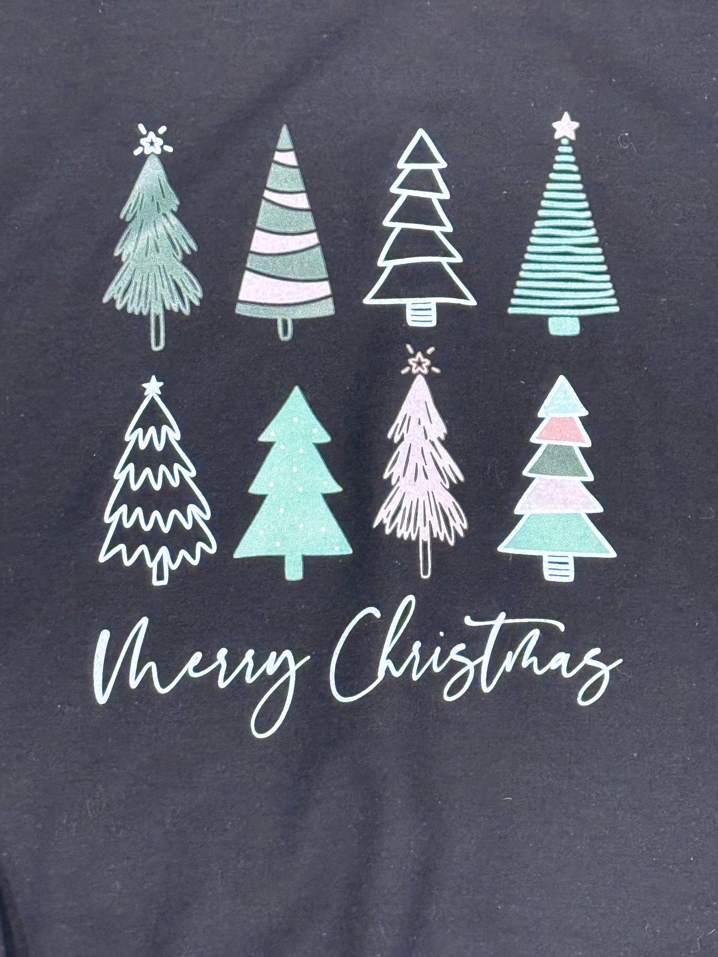 MERRY CHRISTMAS TREES CREWNECK