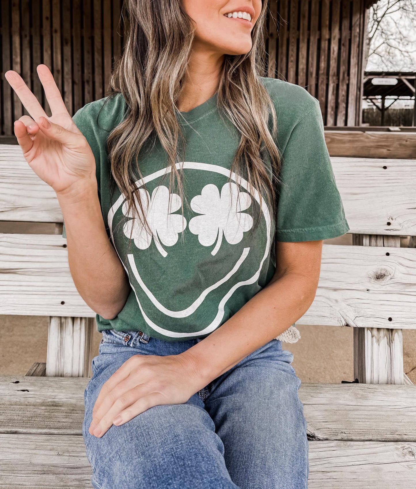 Shamrock Eyes Tee