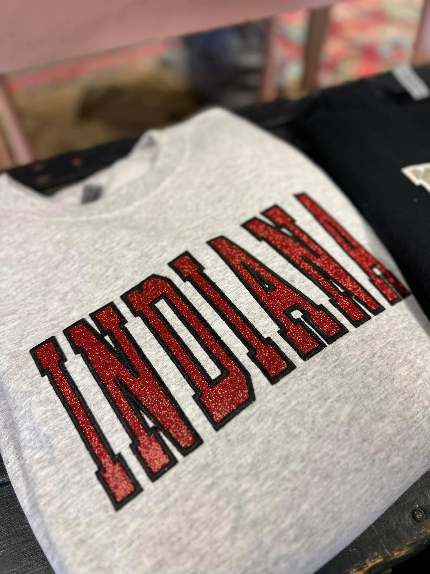 INDIANA EMBROIDERED SWEATSHIRT