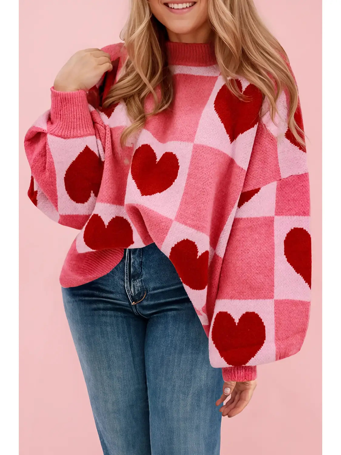 THE MOCKNECK XOXO SWEATER