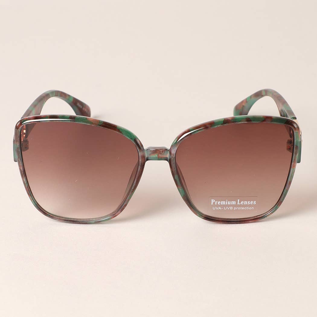 Thin Multicolored Frame Sunglasses