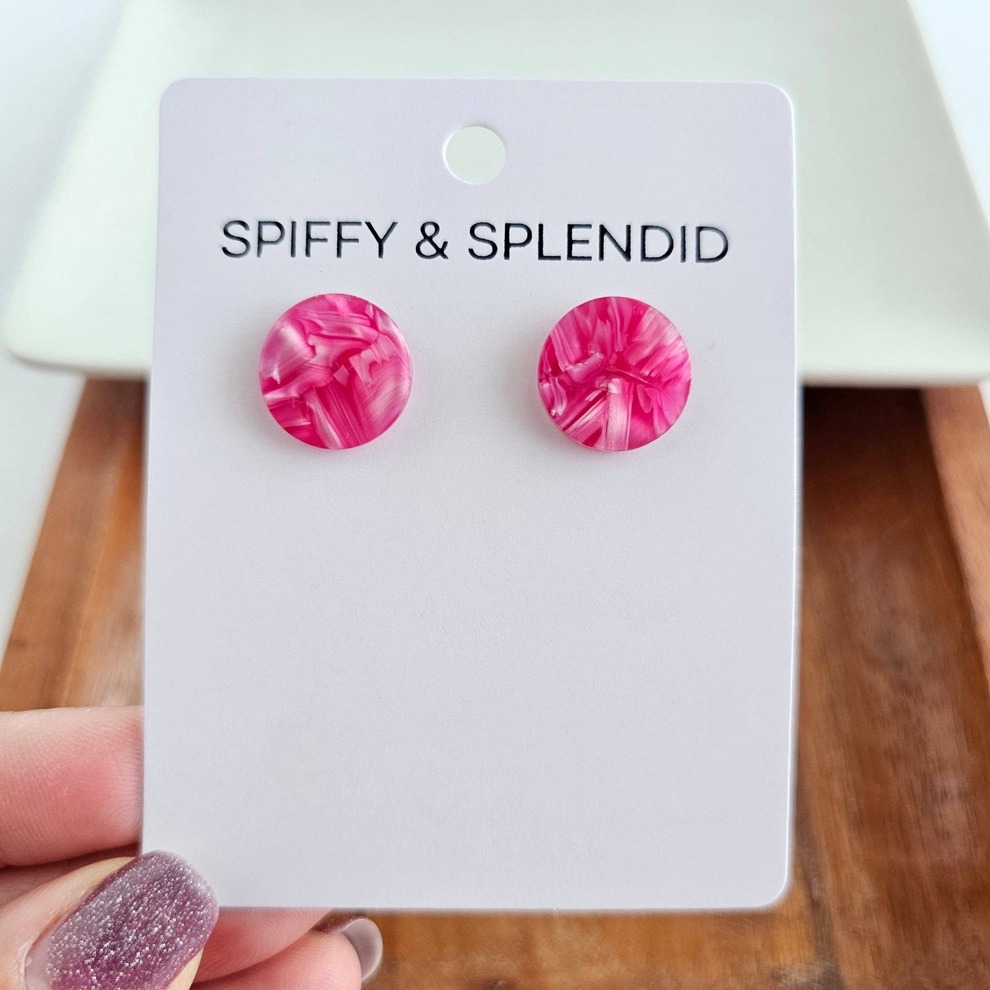 Sophie Studs - Raspberry