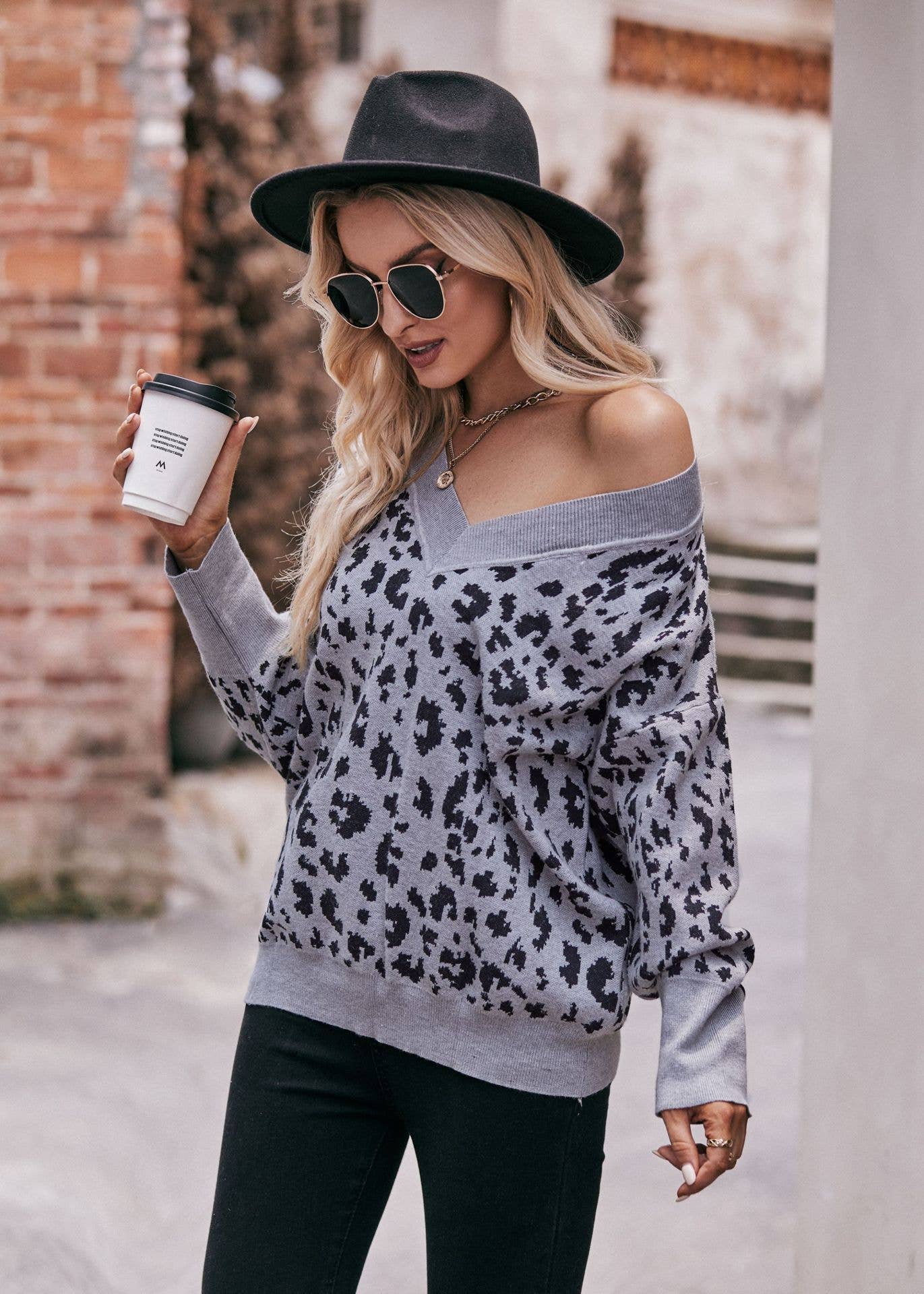 Sandi Leopard Sweater