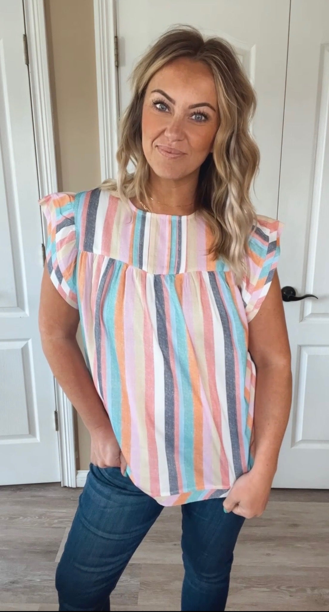 Striped Tiered