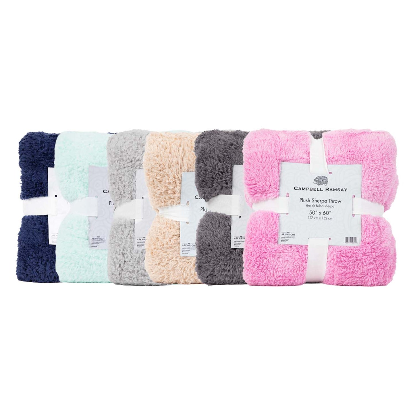 Plush Sherpa Throw Blankets