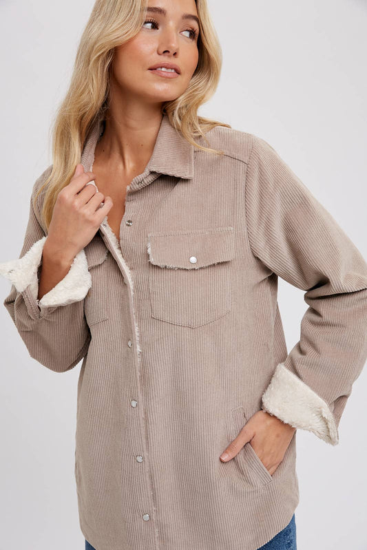SHERPA-LINED JACKET