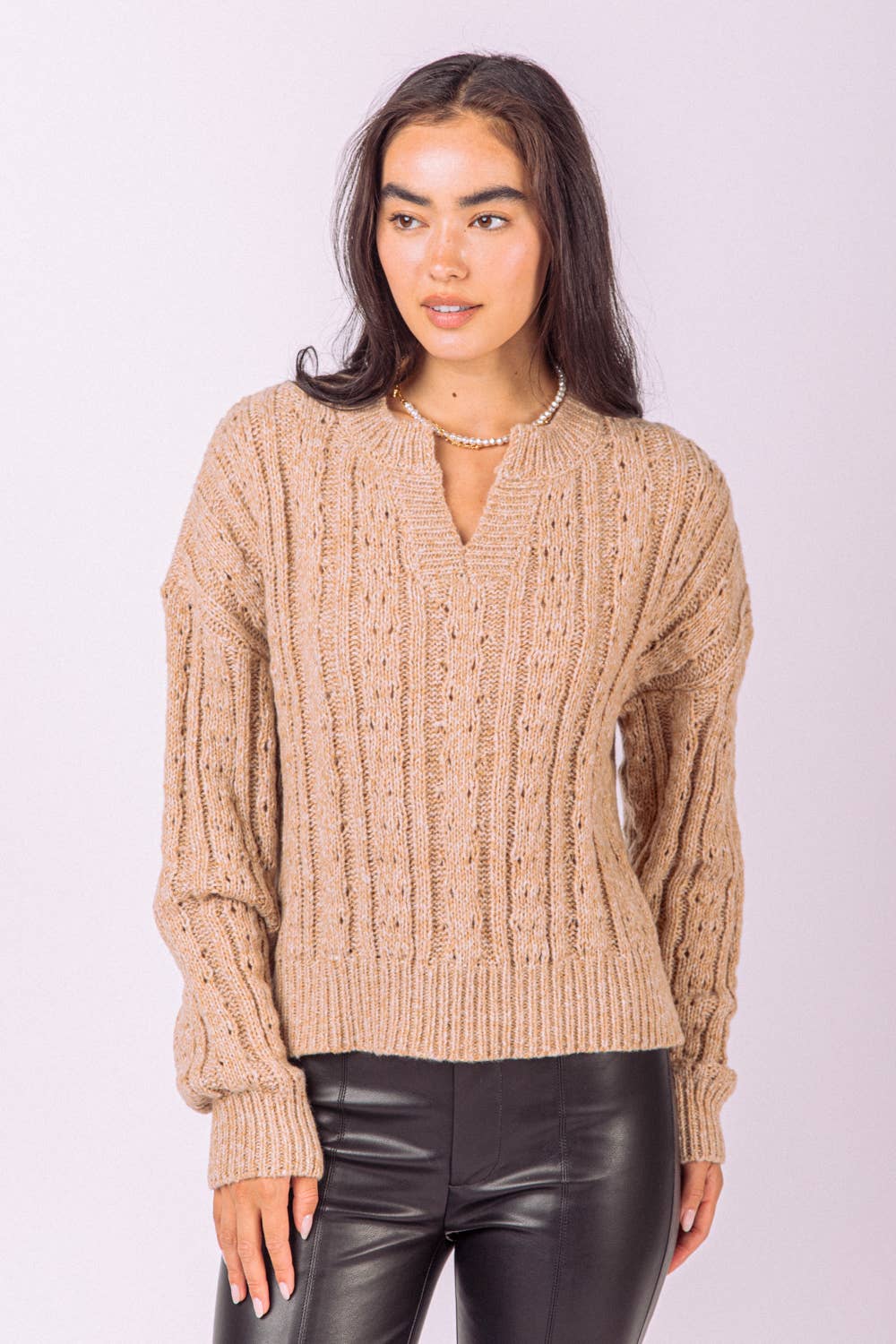 COZY V SWEATER