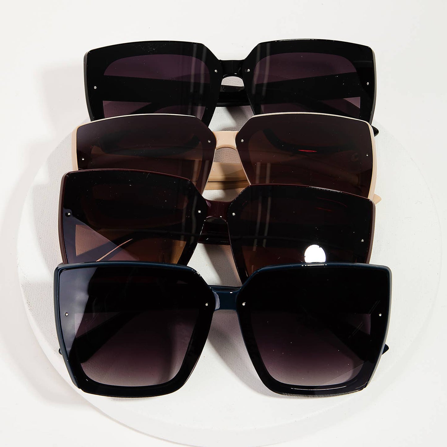 Oversized Thick Frame Square Sunglasses