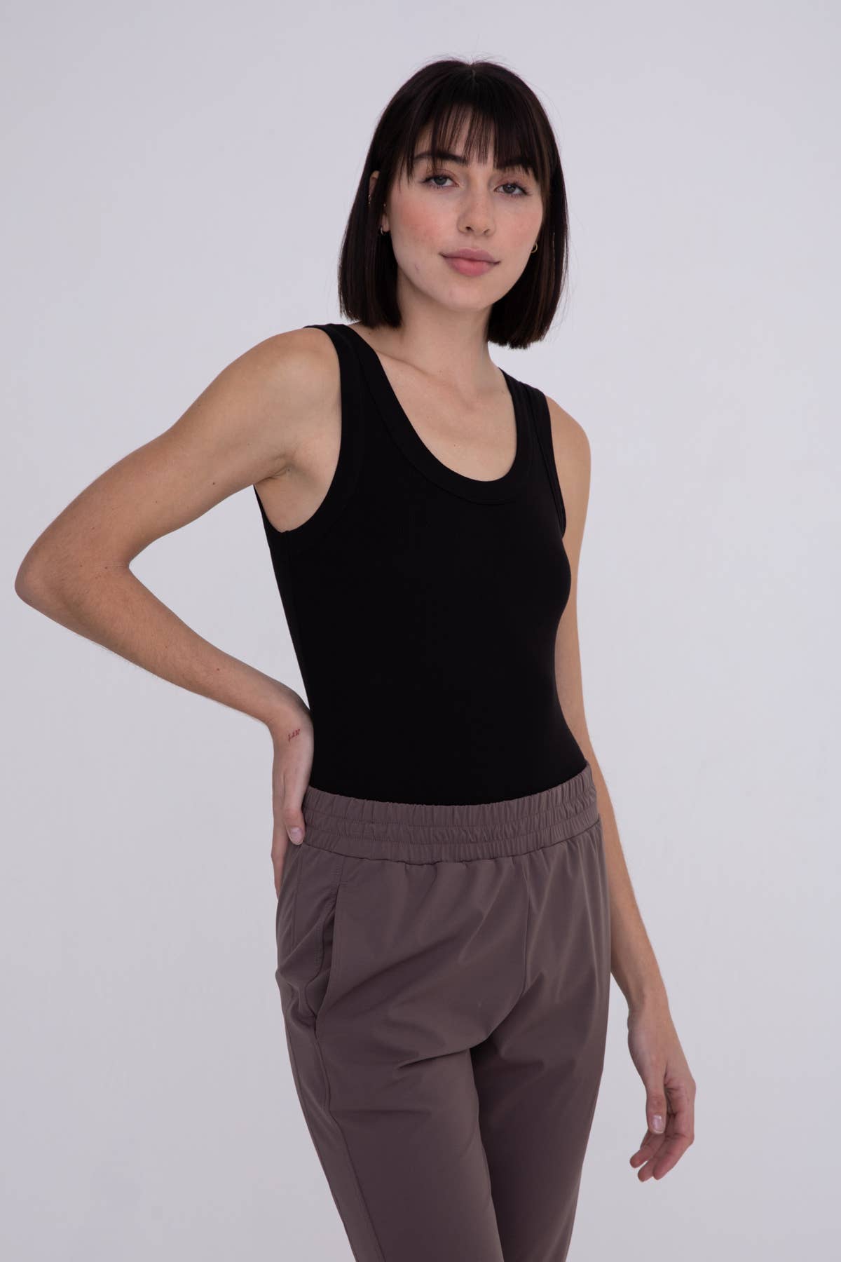 Ribbed Tank Top Bodysuit