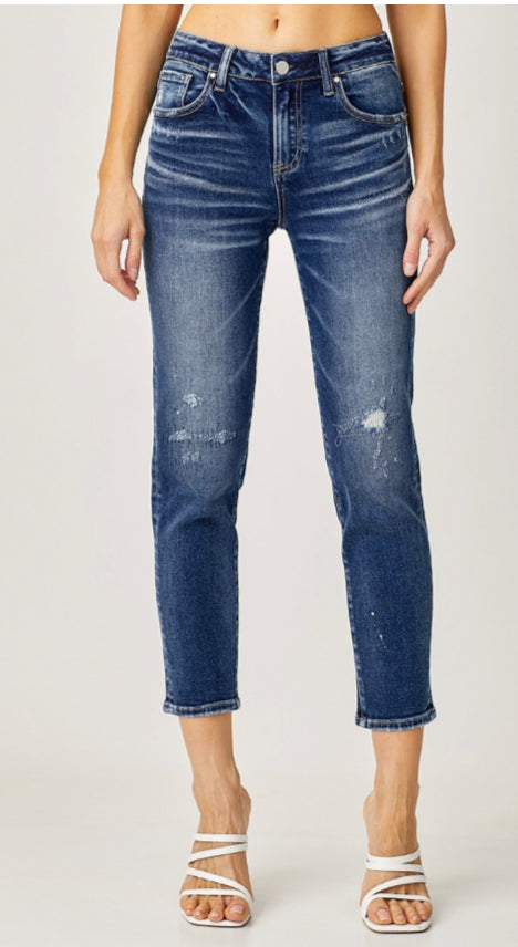 RISEN MINI DISTRESSED JEAN