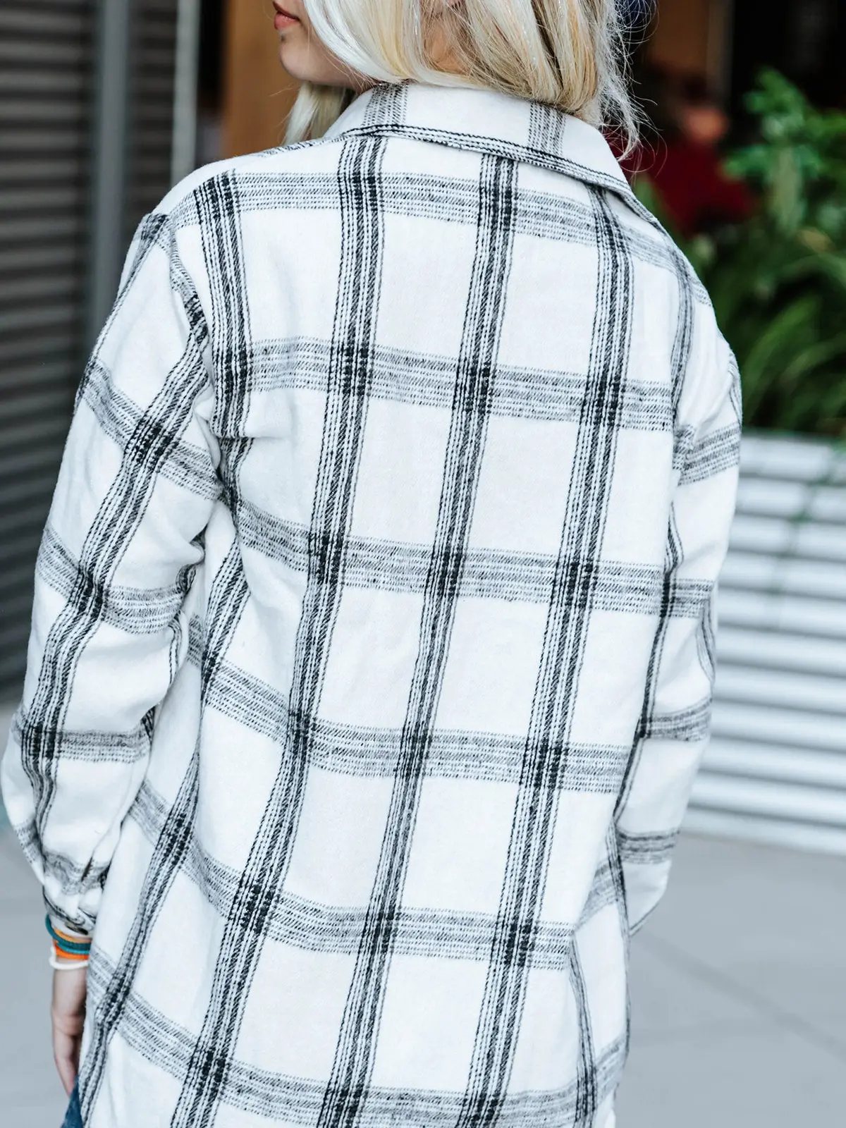 THE MAIN STREET PLAID SHACKET
