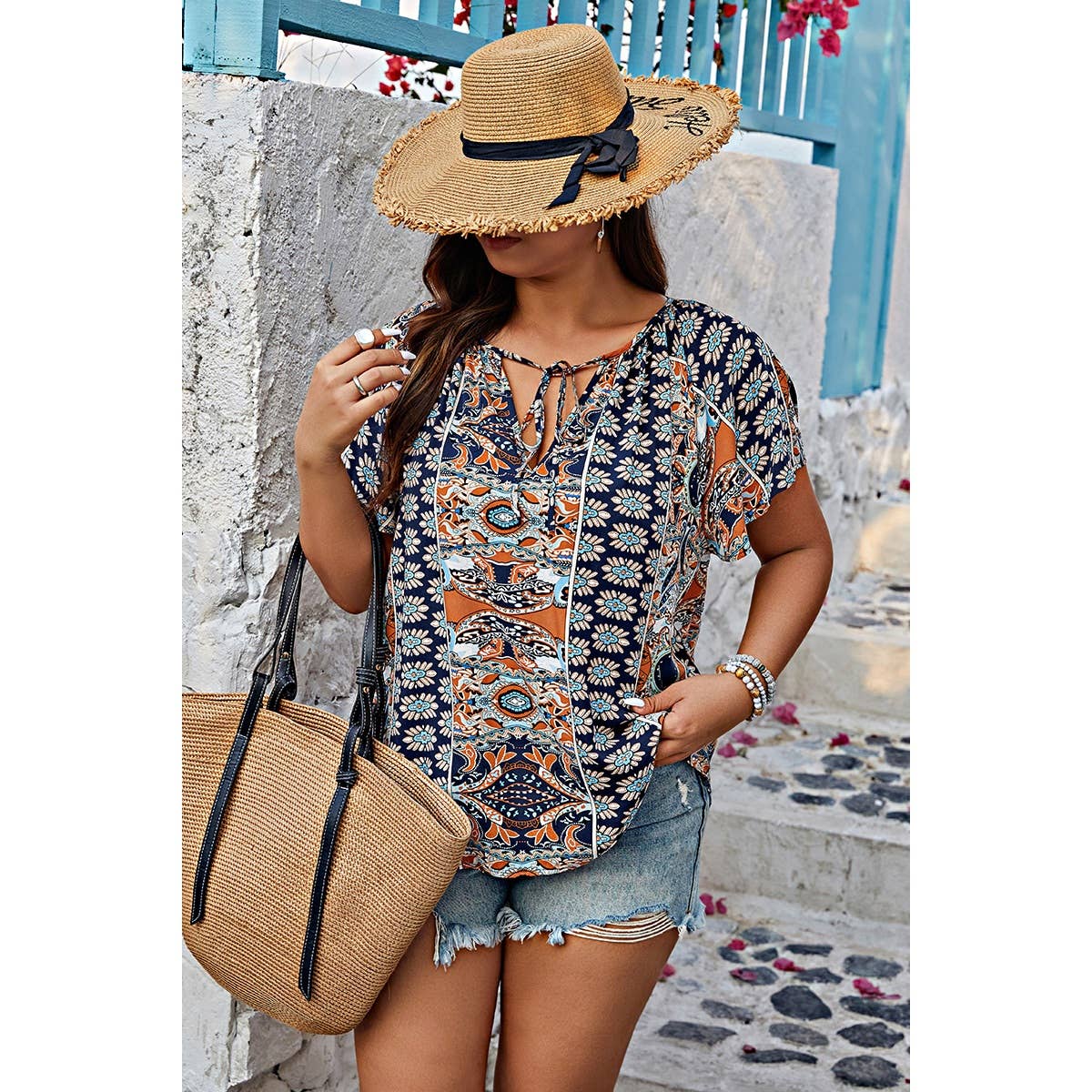 Boho Print Top