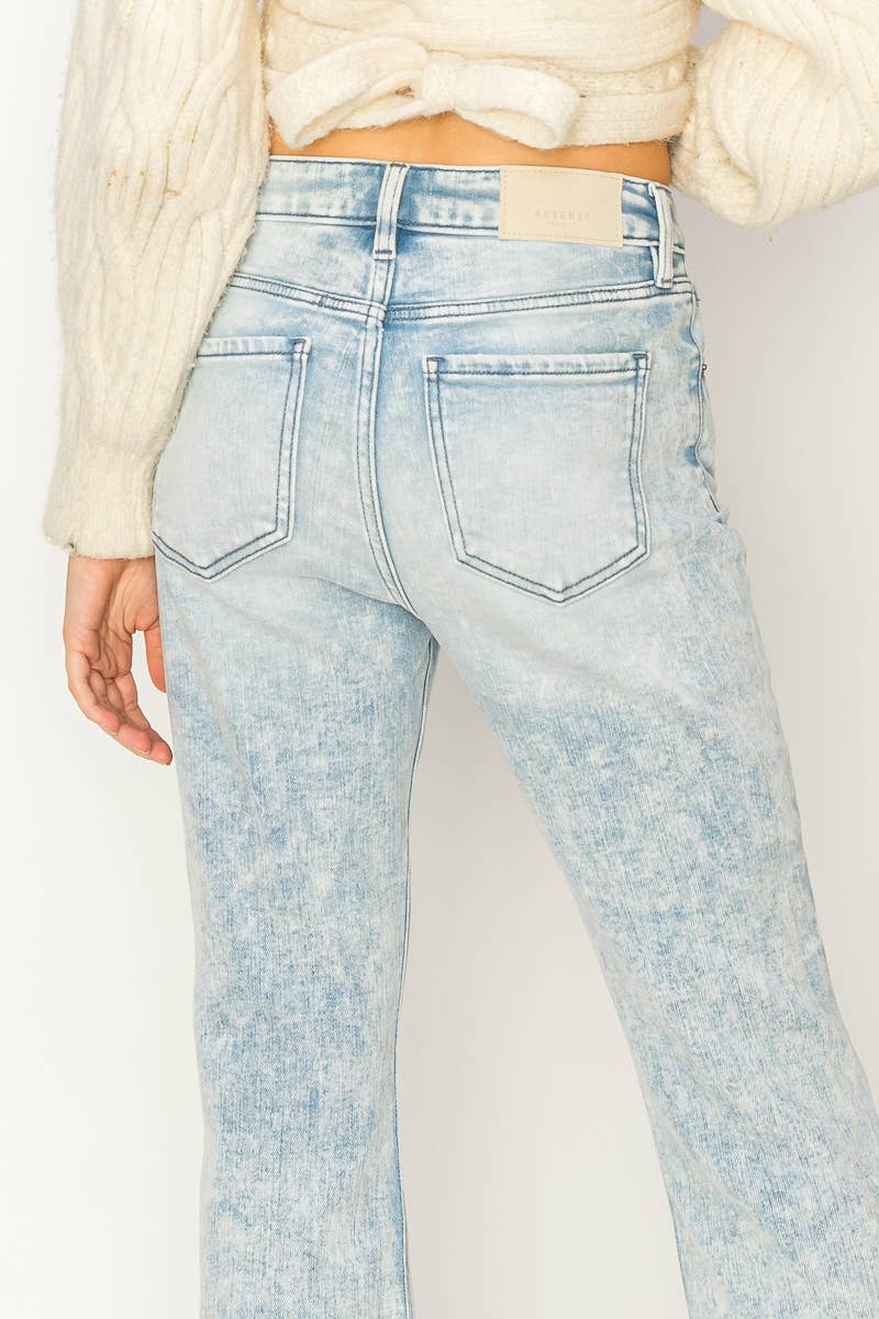 ART -CROP FLARE  JEANS