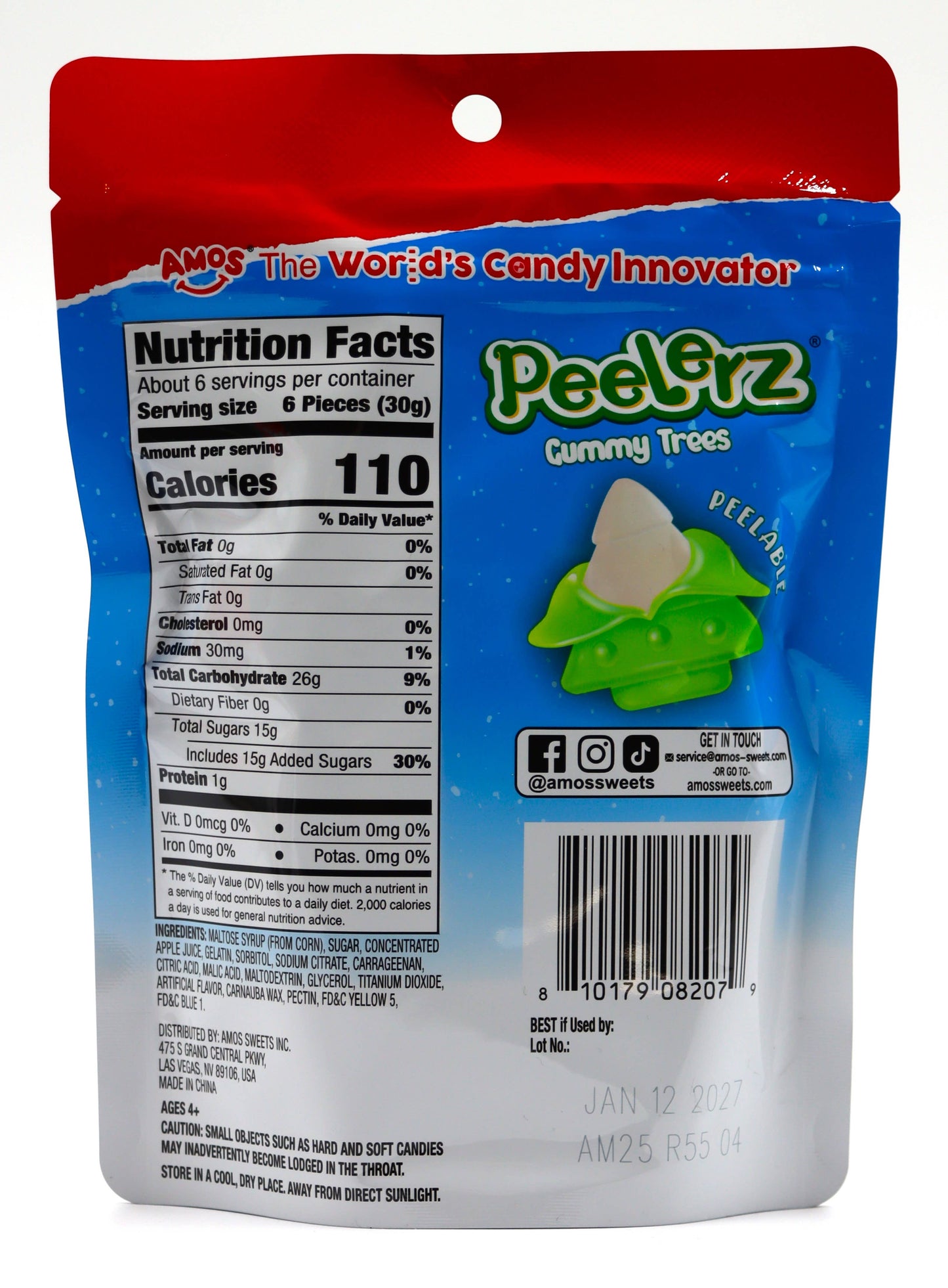 AMOS PEELERZ HOLIDAY GUMMY TREE