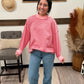 THE BERRY SWEET STRIPED MOCKNECK