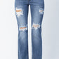 JUDY BLUE MIDRISE DISTRESSED