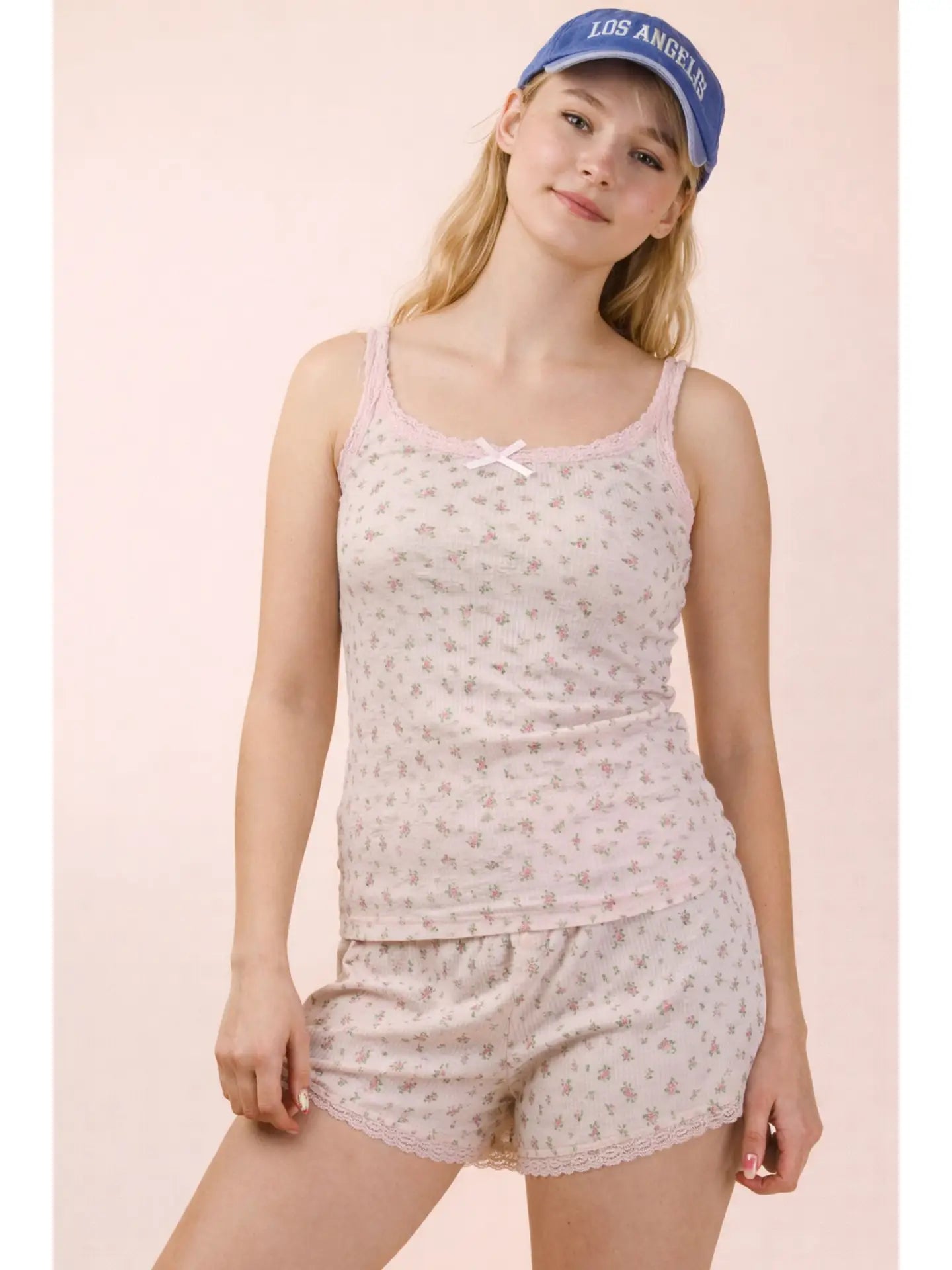 THE BLUSHING BLOOM PJ SET