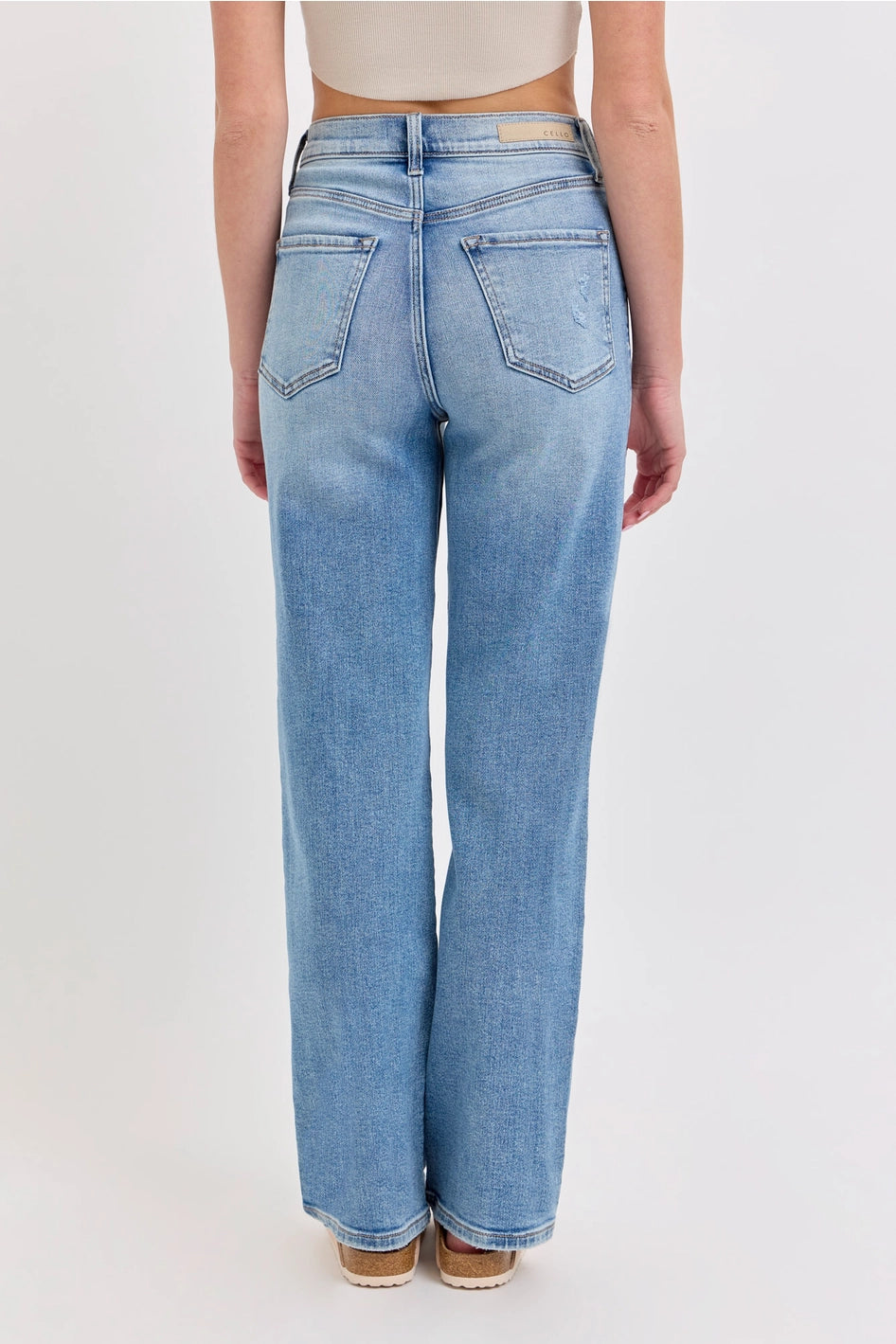 HIGH-RISE DAD JEAN MEDIUM WASH
