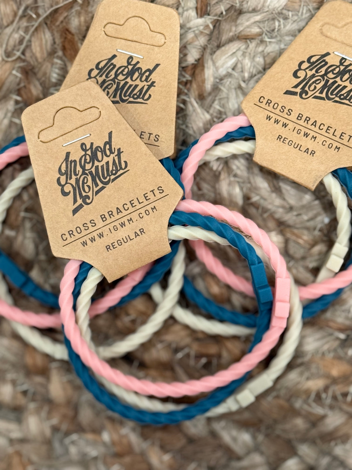 THE FAITH IN COLOR CROSS BRACELET TRIO