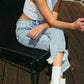 ART -CROP FLARE  JEANS