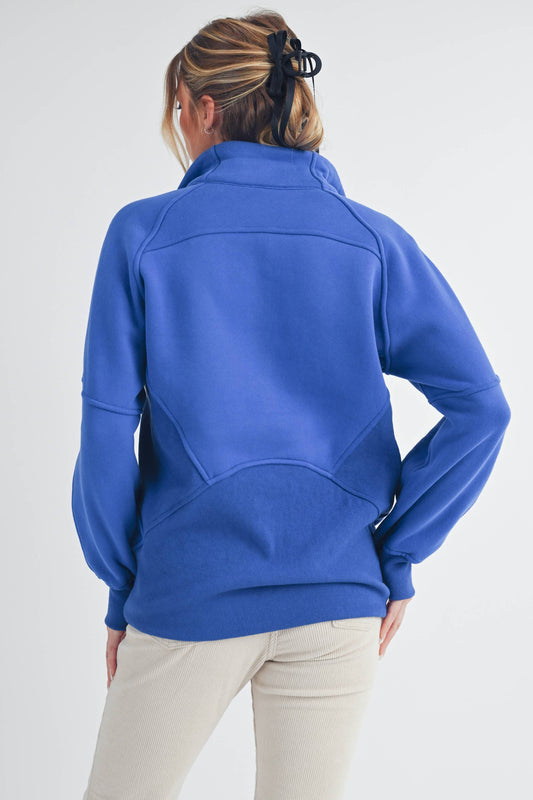 STREETLINE ZIPPED CREW