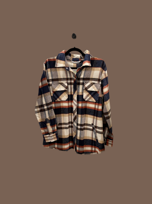 NAVY/TAUPE SHACKET