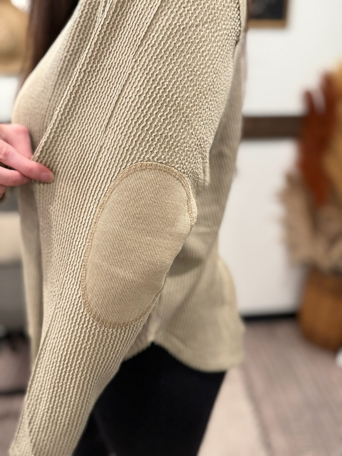 THE HOMESTEAD ELBOW PATCH SWEATER