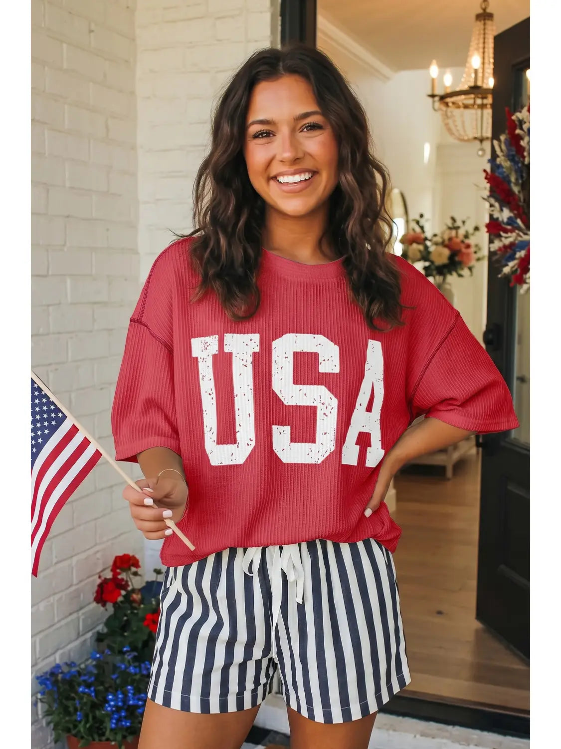 THE ALL-AMERICAN WAFFLE TEE