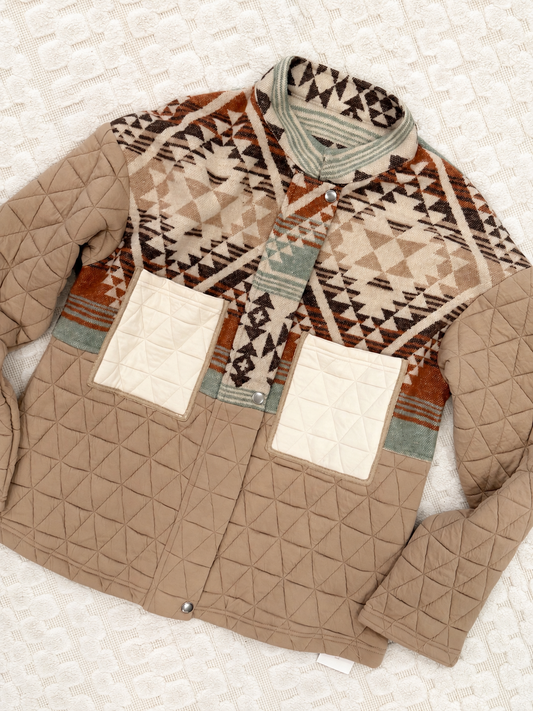 THE CRAYON TRAILS QUILTED JACKET