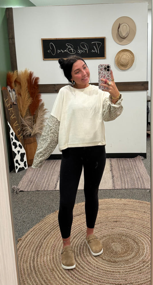 THE WILDLY NEUTRAL LEOPARD TOP