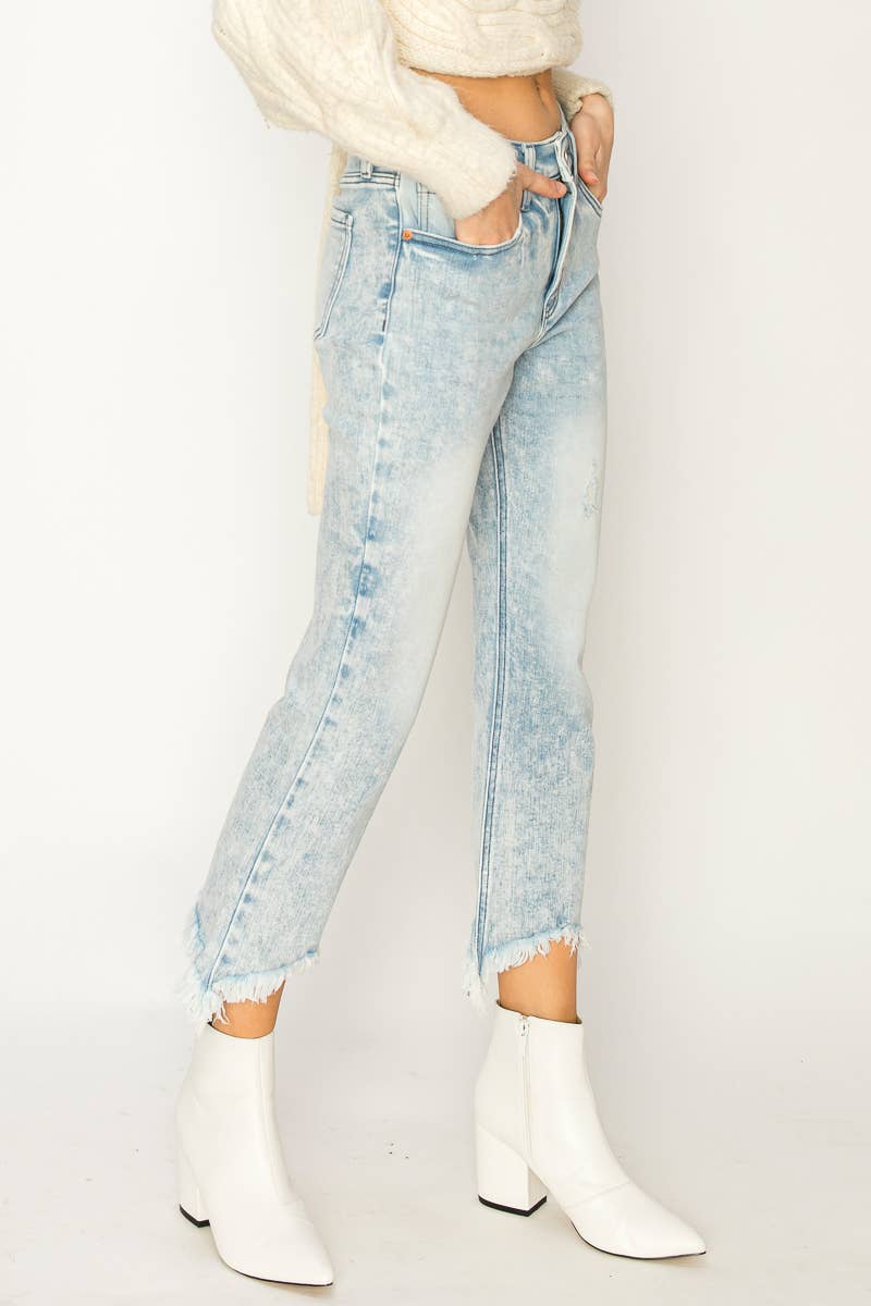 ART -CROP FLARE  JEANS