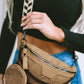 THE LACE & LEATHER CROSSBODY BAG