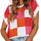 THE SUMMER CHECKERED SWEATER TOP