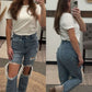 HIGH-RISE DISTRESS CROP STRAIGHT: C