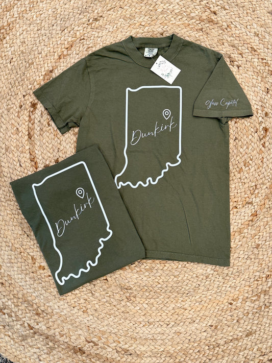DUNKIRK GREEN TEE