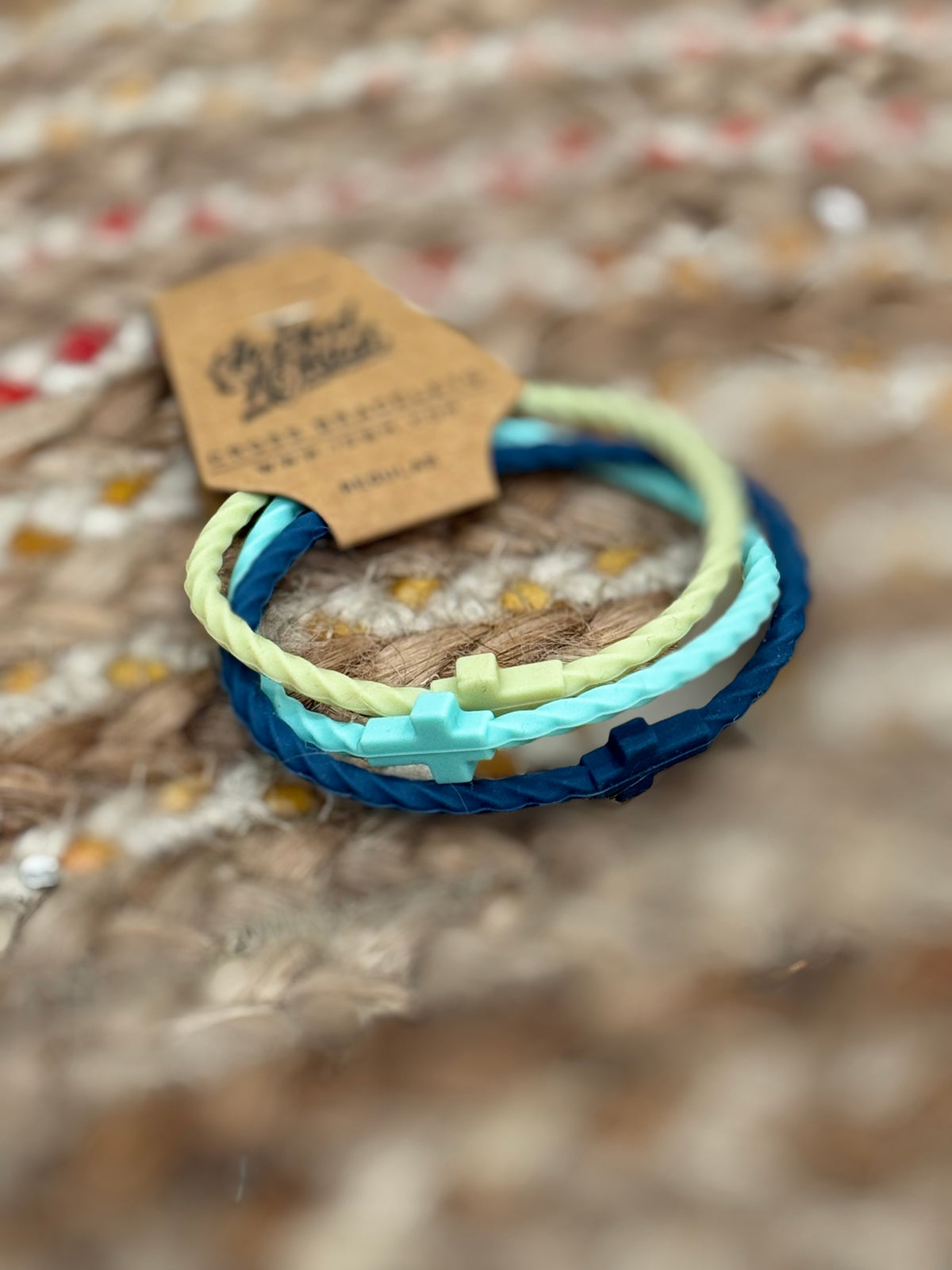 THE FAITH IN COLOR CROSS BRACELET TRIO