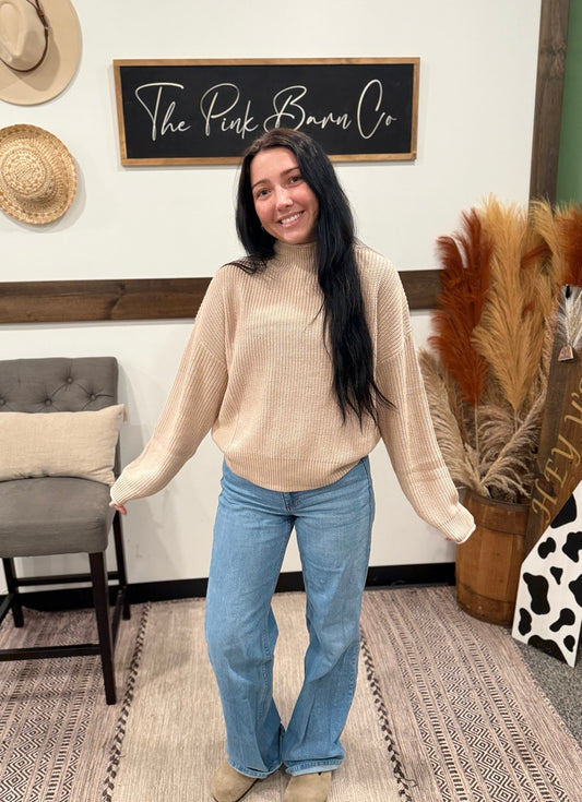 THE SUNDAY BEST MOCKNECK SWEATER